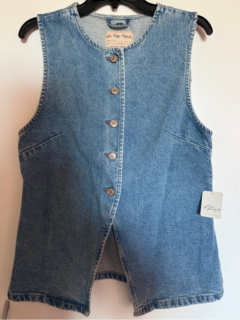 Free people x We The Free Aimee Vest in Ultra Light Beam
